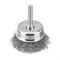 Набор щеток для дрели, 1 Плоская 50мм, 2 Чашки 25-50мм, шпилька, нерж. вит. проволока Denzel 74491