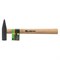 Молоток слесарный 500 г, квадратный боек, деревянная рукоятка Сибртех 10217