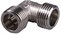 GENERAL FITTINGS 1/2″, никель, уголок (51071-S/S-1/2) 51071-S/S-1/2 - фото 174801