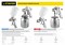 Краскопульт пневматический STAYER ″PROFESSIONAL″ AirPro G HVLP с верхним бачком, 1.4мм 06476-1.4