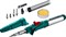 KRAFTOOL SolderGas, 120 K, 30 - 120 Вт, 1300°С, горелка, фен, пьезоподжиг, набор 10 в 1, газовый паяльник (55503-H10) 55503-H10
