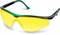 Защитные жёлтые очки KRAFTOOL BASIC стекло-моноблок с покрытием устойчивым к истиран 110318