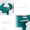 Стальные настольные тиски KRAFTOOL MINI 65 мм 32713-75