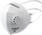STAYER FV-95, класс защиты FFP2, плоская, фильтрующая полумаска с клапаном выдоха (11113-2) 11113-2_z01