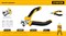 STAYER 105 мм, Мини-кусачки торцовые (2218-7) 2218-7_z03