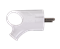 Вилка угловая с ушком с/з, белая 16А 250В Вихрь 73/12/1/2