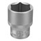 Головка торцевая, 22 мм, шестигранная, CrV, под квадрат 1/2 Stels 13833