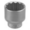 Торцевая головка, 32мм, 12-гранная, CrV, под квадрат, 1/2", хромированная//Stels 13674