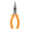 Длинногубцы изогнутые Classic, 160 мм, шлифованные, пластмассовые рукоятки Sparta 17411