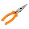 Длинногубцы Classic,200мм,прямые шлифованные,пластмассовые рукоятки// Sparta 17163