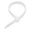 Хомуты, 200 х 8 мм, пластиковые, белые, 100 шт Сибртех 45558