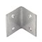 Уголок мебельный, 2 мм, 30 х 30 х 40 мм, цинк Россия Сибртех 46511