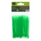 Хомуты, 100 x 2.5 мм, пластиковые, зеленые, 100 шт Сибртех 45510