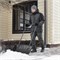 Движок для уборки снега пластиковый, 780 х 420 х 1140 мм, стальная рукоятка, Россия, Сибртех 61594 - фото 287572