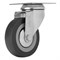 Колесо поворотное D 75 мм, крепление  платформенное Сибртех 68714
