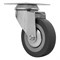 Колесо поворотное D 75 мм, крепление  платформенное Сибртех 68714