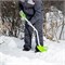 Лопата для уборки снега стальная, 470 х 350 х 1320 мм, стальной черенок, Россия, Сибртех 61621