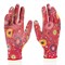 Перчатки садовые из полиэстера с нитрильным обливом, красные, M Palisad 67746