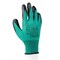 Перчатки полиэфирные с черным нитрильным покрытием маслобензостойкие, L, 15 класс вязки Palisad 67865