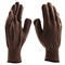 Перчатки трикотажные, акрил, коричневый, оверлок Россия Сибртех 68653