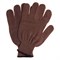 Перчатки трикотажные, акрил, ПВХ гель, "Протектор", коричневый, оверлок Россия Сибртех 68663