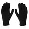 Перчатки трикотажные, акрил, двойные, черный, двойная манжета Россия Сибртех 68681