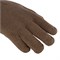 Перчатки трикотажные, акрил, двойные, коричневый, двойная манжета Россия Сибртех 68683