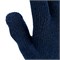 Перчатки трикотажные, акрил, двойные, синий, двойная манжета Россия Сибртех 68685