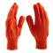 Перчатки трикотажные, акрил, оранжевый, оверлок Россия Сибртех 68659