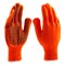 Перчатки трикотажные, акрил, ПВХ гель, "Протектор", оранжевый, оверлок Россия Сибртех 68669