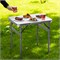 Стол складной алюминиевый, столешница МДФ, 600 х 450 х 250/590 Camping Palisad 69582