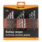 Набор сверл по бетону, металлу, дереву 4-5-6-8-10 мм, 15 шт, пластиковый бокс, цилиндрический хвостовик Sparta 725085