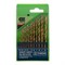 Набор нитридтитановых сверл по металлу, 1.5-6.5 мм. (через 0.5 мм.+3.2 мм, 4.8 мм.), НSS, 13 шт Сибртех 723867