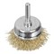 Набор щеток для дрели, 3 шт, 1 плоская, 65 мм, 50 мм "чашка", ручная металлическая Matrix 74484