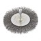 Щетка для дрели, 75 мм, плоская со шпилькой, витая проволока Сибртех 744487