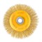 Щетка для УШМ, 125 мм, "Тарелка", витая нержавеющая проволока 0.3 мм, М14 Denzel 746163