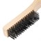 Щетка зачистная шестирядная, закаленная прямая проволока с деревянной ручкой Сибртех 74806