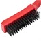 Щетка зачистная шестирядная, закаленная прямая проволока с пластиковой ручкой Matrix 74816