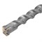 Бур по бетону, 26 х 400 мм, SDS Max c крестовой пластиной Matrix 71235