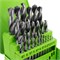 Набор сверл по металлу, 1-13 мм, 25 шт, HSS, в металлической коробке Сибртех 72379