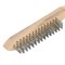 Щетка четырехрядная металлическая с деревянной ручкой Sparta 748225