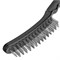 Щетка четырехрядная металлическая с пластмассовой ручкой Sparta 748665