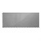 Гладилка из нержавеющей стали, 280 х 130 мм, зеркальная полировка, пластмассовая ручка, зуб 6 х 6 мм Matrix 86781