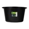 Таз круглый строительный, черный, 30 л, Россия Сибртех 81455