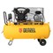 Компрессор воздушный BCV2200/100, ременный привод, 2.2 кВт, 100 литров, 370 л/мин Denzel 58110