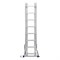 Лестница, 3 х 8 ступеней, алюминиевая, трехсекционная, Россия, Сибртех 97818