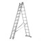 Лестница, 3 х 11 ступеней, алюминиевая, трехсекционная, Россия, Сибртех 97821