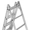 Лестница, 3 х 11 ступеней, алюминиевая, трехсекционная, Россия, Сибртех 97821