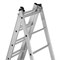 Лестница, 3 х 12 ступеней, алюминиевая, трехсекционная, Россия, Сибртех 97822