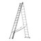 Лестница, 3 х 14 ступеней, алюминиевая, трехсекционная, Россия, Сибртех 97824
